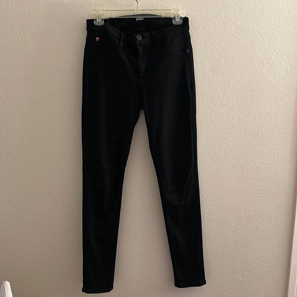 Hudson Black skinny jeans